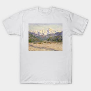 The Valley of the Nervia by Claude Monet T-Shirt